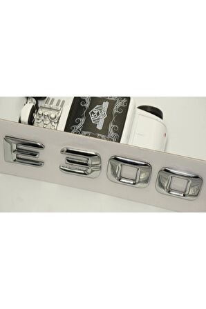 E 300 Bagaj Krom Metal 3m 3d Yazı Logo