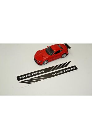 Mustang Yan Aynalar Selefon Kaplama Sticker Seti Uyumlu