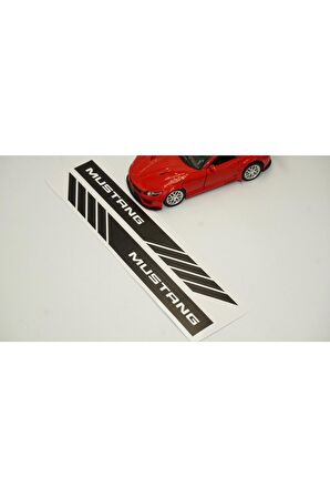 Mustang Yan Aynalar Selefon Kaplama Sticker Seti Uyumlu