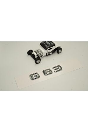 G63 Bagaj Krom Metal 3m 3d Yazı Logo Uyumlu