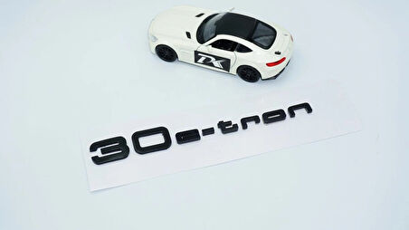 DK Tuning 30 e-tron Bagaj Siyah ABS Yazı Logo Audi İle Uyumlu