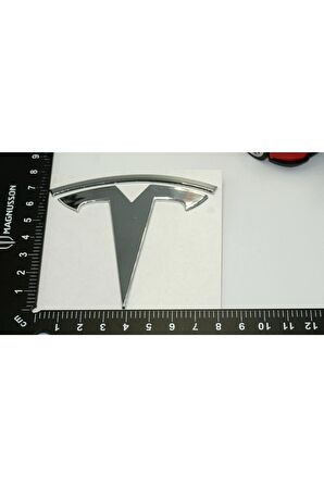 Tesla Model 3 S X Y Logo 3m 3d Krom Rozet Amblem Ürün