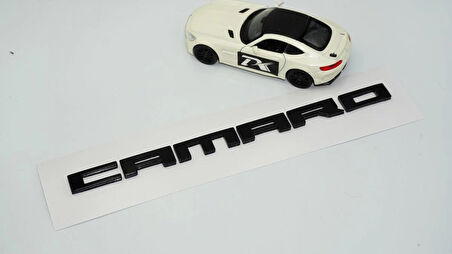DK Tuning Camaro Bagaj Siyah Yazı Logo Arma Chevrolet ile Uyumlu