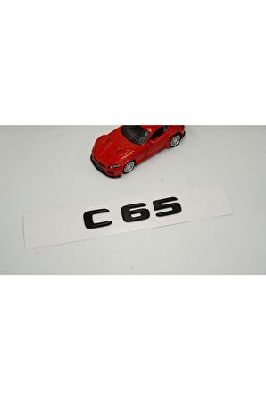 C 65 Bagaj Parlak Siyah Abs 3m 3d Yazı Logo