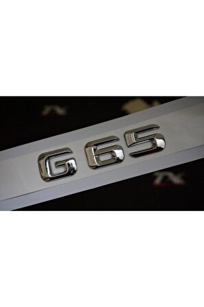 G65 Bagaj Krom Metal 3m 3d Yazı Logo