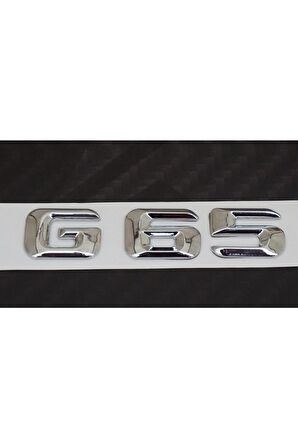 G65 Bagaj Krom Metal 3m 3d Yazı Logo