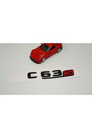 C 63s Bagaj Parlak Siyah Abs 3m 3d Yazı Logo
