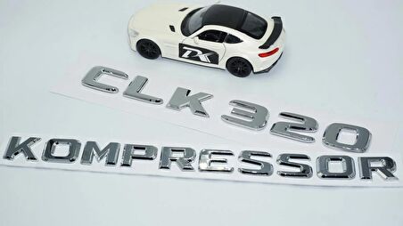 DK Tuning CLK320 Kompressor Bagaj Krom ABS Yazı Logo Benz İle Uyumlu