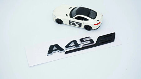 DK Tuning A 45S Bagaj Gri Siyah ABS Yazı Logo Benz İle Uyumlu