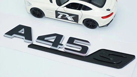 DK Tuning A 45S Bagaj Gri Siyah ABS Yazı Logo Benz İle Uyumlu