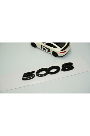 DK Peugeot 5008 Ön Kaput Ve Bagaj 3M 3D ABS Parlak Siyah Yazı Logo