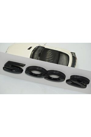 DK Peugeot 5008 Ön Kaput Ve Bagaj 3M 3D ABS Parlak Siyah Yazı Logo