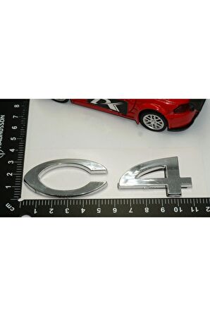 Citroen C4 Picasso 2010 2014 Bagaj Krom Abs 3m 3d Yazı Logo Amblem