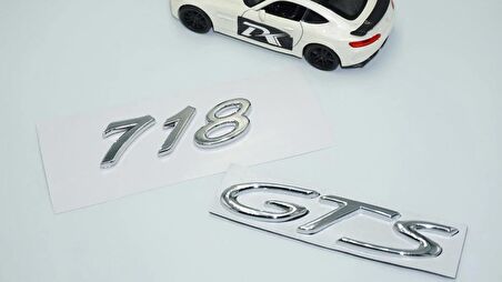 DK Tuning Porsche 718 GTS Bagaj 3M 3D ABS Yazı Logo Amblem Seti