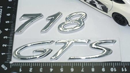 DK Tuning Porsche 718 GTS Bagaj 3M 3D ABS Yazı Logo Amblem Seti