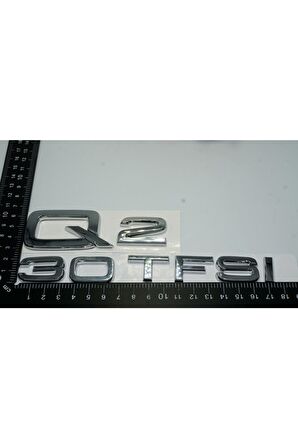 Audi Q2 30 Tfsi Krom Abs 3m 3d Bagaj Yazı Logo Orjinal Ürün
