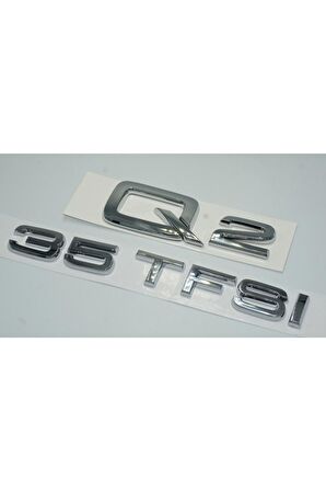 Audi Q2 35 Tfsi Krom Abs 3m 3d Bagaj Yazı Logo Orjinal Ürün