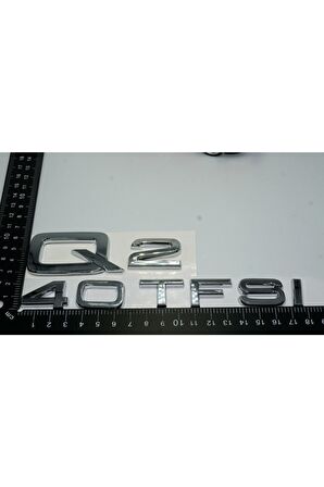 Audi Q2 40 Tfsi Krom Abs 3m 3d Bagaj Yazı Logo Orjinal Ürün