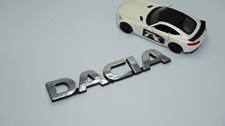 DK Tuning Dacia Krom ABS Bagaj 3M 3D Yazı