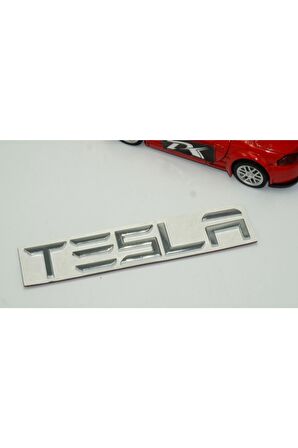 Tesla Model 3 Y S X Series Bagaj Krom Metal 3m 3d Yazı Logo Ürün