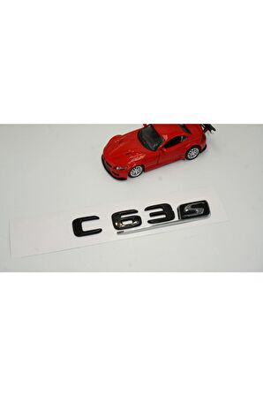 C 63s Bagaj Parlak Siyah Abs 3m 3d Yazı Logo