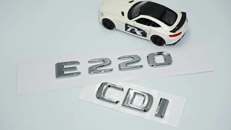 DK Tuning E220 CDi Bagaj Krom ABS 3M 3D Yazı Logo Benz İle Uyumlu