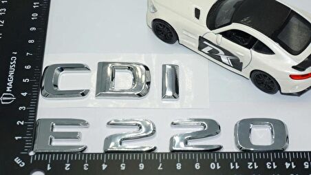 DK Tuning E220 CDi Bagaj Krom ABS 3M 3D Yazı Logo Benz İle Uyumlu