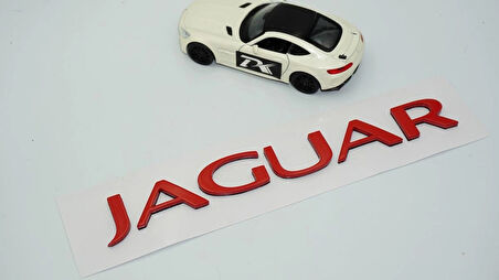 DK Tuning Jaguar Sport Kırmızı ABS 3M Bagaj Yazı Logo