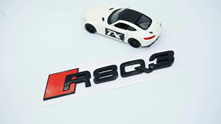 DK Tuning RSQ3 Siyah ABS 3M 3D Bagaj Logo Audi İle Uyumlu