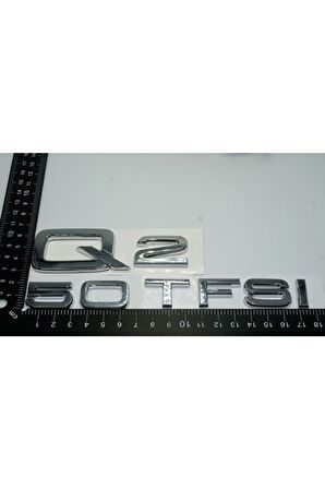 Audi Q2 50 Tfsi Uyumlu Krom Abs 3m 3d Bagaj Yazı Logo