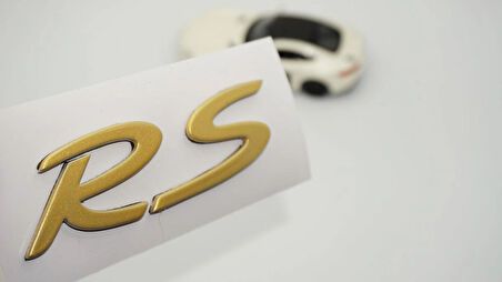 DK Tuning Porsche 911 RS Bagaj Sarı Gold ABS Yazı Logo Amblem