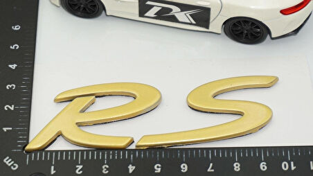 DK Tuning Porsche 911 RS Bagaj Sarı Gold ABS Yazı Logo Amblem