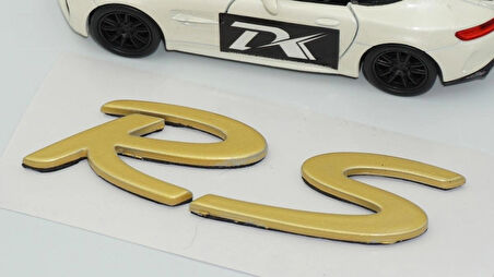 DK Tuning Porsche 911 RS Bagaj Sarı Gold ABS Yazı Logo Amblem