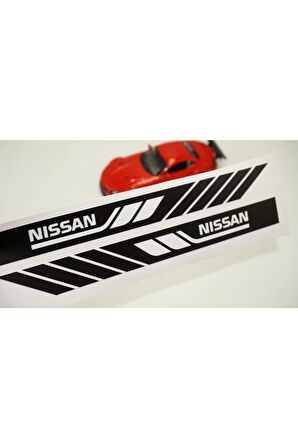 Nissan Yan Aynalar Selefon Kaplama Sticker Seti