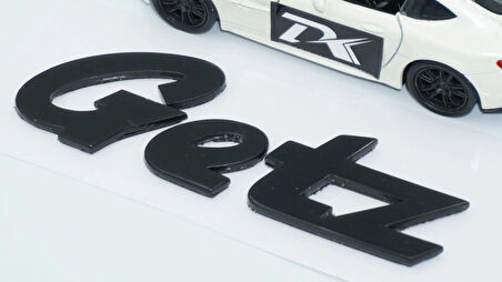 DK Tuning Getz Bagaj 3M 3D Siyah ABS Yazı Logo Hyundai İle Uyumlu