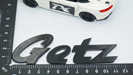 DK Tuning Getz Bagaj 3M 3D Siyah ABS Yazı Logo Hyundai İle Uyumlu