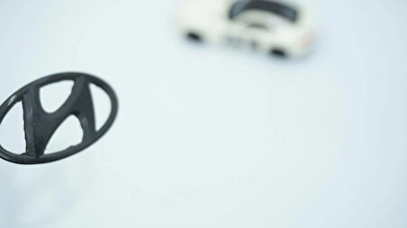 DK Tuning Tuning Hyundai Direksiyon Göbeği Siyah Logo 5,5 Cm