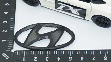 DK Tuning Tuning Hyundai Direksiyon Göbeği Siyah Logo 5,5 Cm