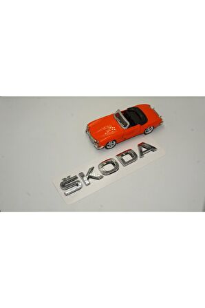 Skoda Bagaj Krom Abs 3m 3d Yazı Logo Amblem