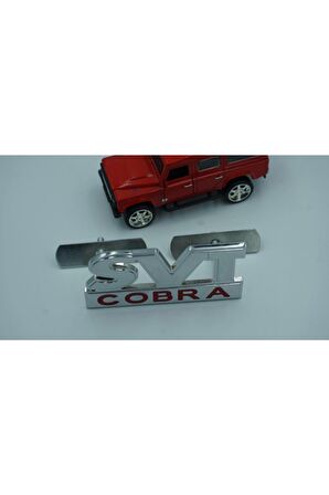 Ford Shelby Svt Cobra Vidalı Krom Metal 3d Logo Amblem