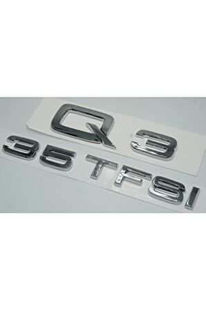 Audi Q3 35 Tfsi Krom Abs 3m 3d Bagaj Yazı Logo Orjinal Ürün