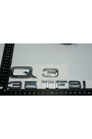 Audi Q3 35 Tfsi Krom Abs 3m 3d Bagaj Yazı Logo Orjinal Ürün