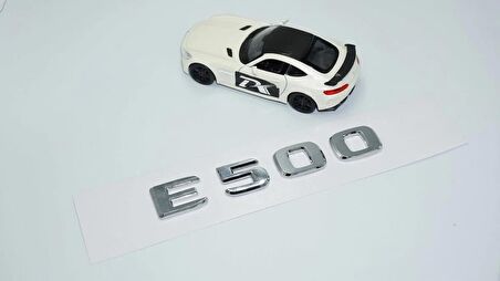 DK Tuning E500 Bagaj Krom ABS 3M 3D Yazı Logo Benz İle Uyumlu