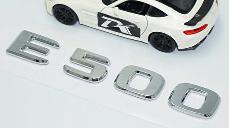 DK Tuning E500 Bagaj Krom ABS 3M 3D Yazı Logo Benz İle Uyumlu
