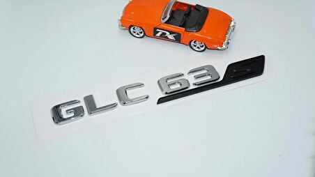 DK Tuning GLC 63S Bagaj Siyah Krom ABS Yazı Logo Benz İle Uyumlu