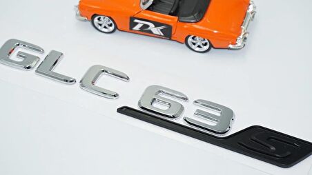DK Tuning GLC 63S Bagaj Siyah Krom ABS Yazı Logo Benz İle Uyumlu