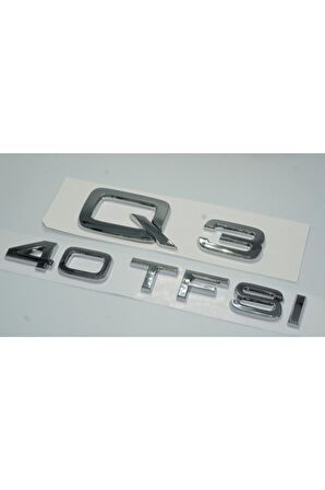 Audi Q3 40 Tfsi Krom Abs 3m 3d Bagaj Yazı Logo Uyumlu