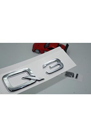 Audi Q3 45 Tfsi Krom Abs 3m 3d Bagaj Yazı Logo Orjinal Ürün
