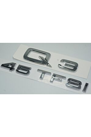 Audi Q3 45 Tfsi Krom Abs 3m 3d Bagaj Yazı Logo Orjinal Ürün