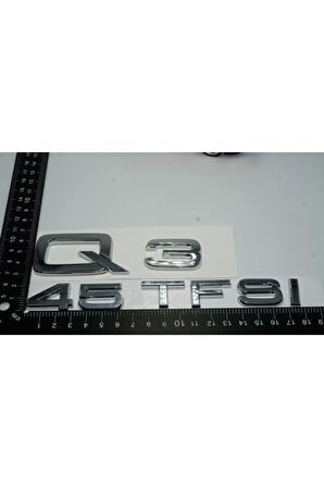 Audi Q3 45 Tfsi Krom Abs 3m 3d Bagaj Yazı Logo Orjinal Ürün